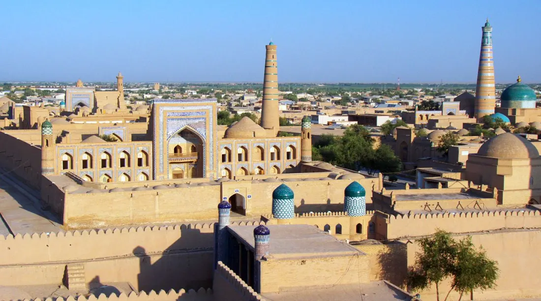 Rooftops of old Khiva